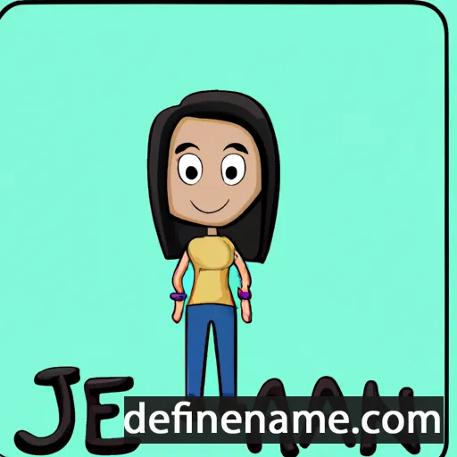 cartoon of the name Jehan