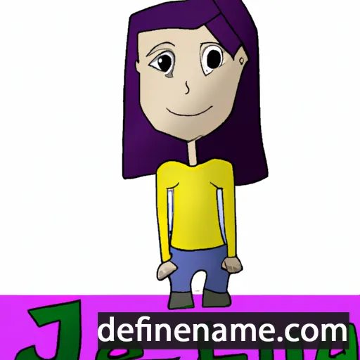 cartoon of the name Jelina