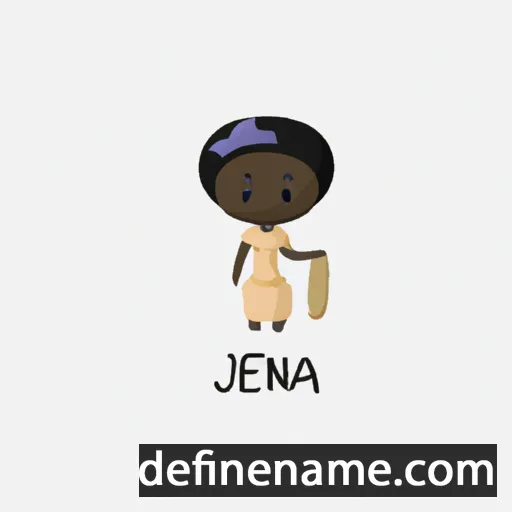 Jeneba cartoon