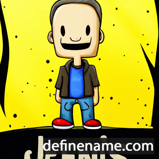 cartoon of the name Jenis