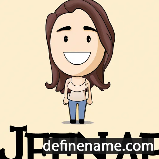 cartoon of the name Jenna