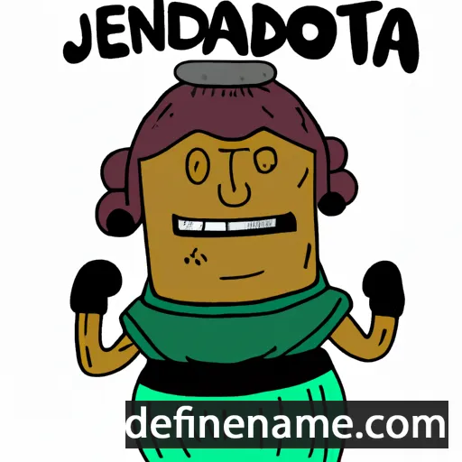 Jentonda cartoon