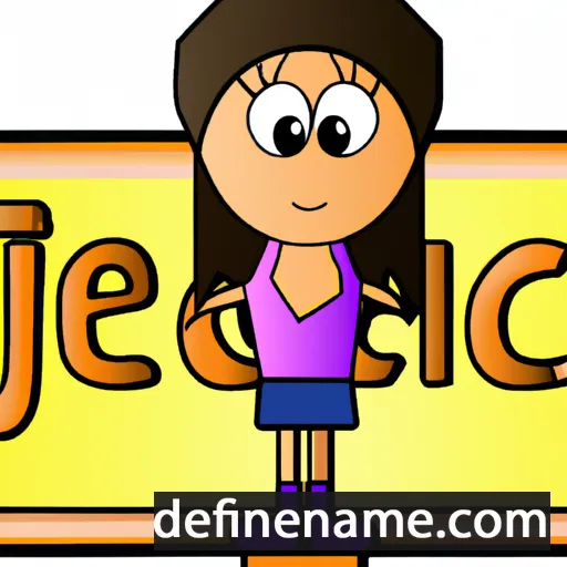 cartoon of the name Jerica