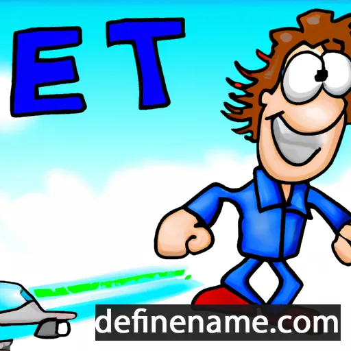 cartoon of the name Jet