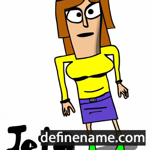 cartoon of the name Jeta