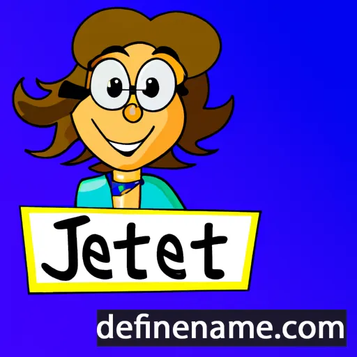 cartoon of the name Jettie