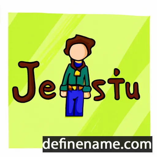 Jeustène cartoon