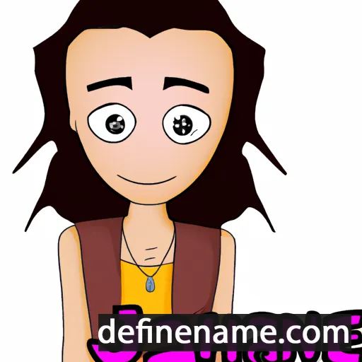 Jhane cartoon