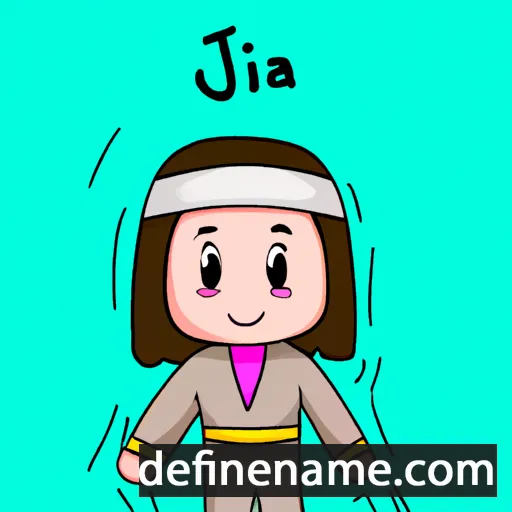 Ji-a cartoon