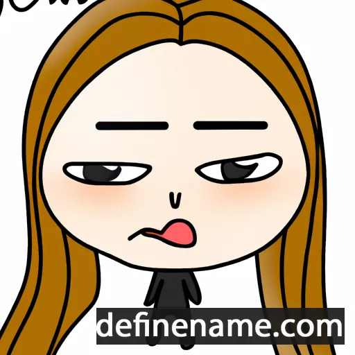 Ji-ae cartoon