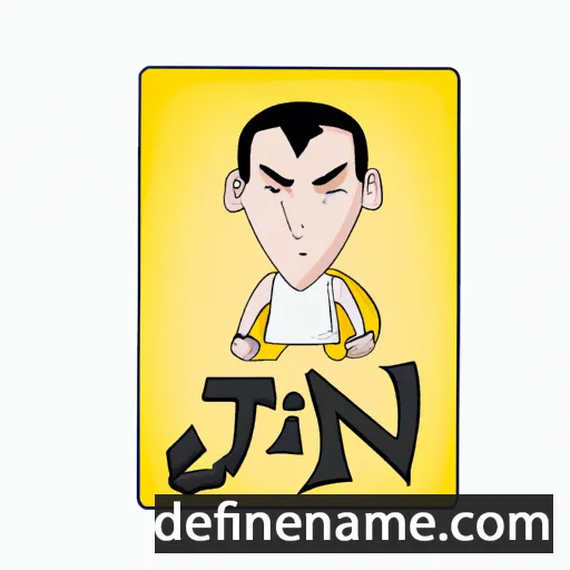 cartoon of the name Jin