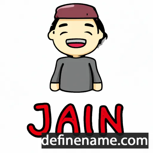 cartoon of the name Jinan