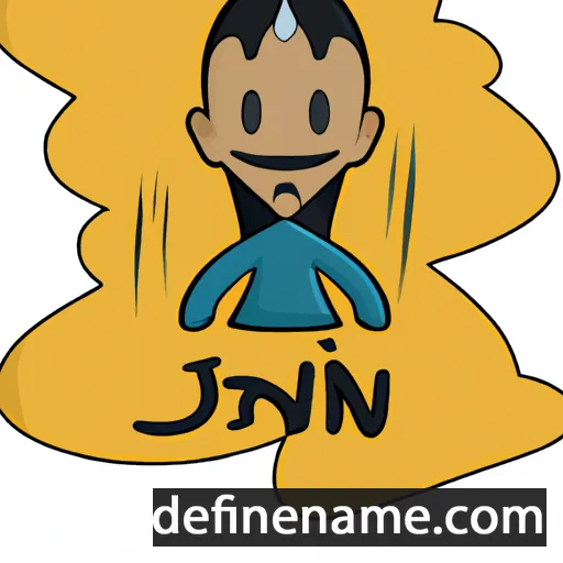 cartoon of the name Jinn