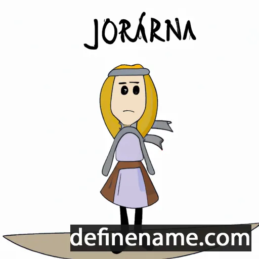 Jórunna cartoon