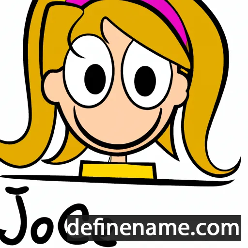 cartoon of the name Jocie