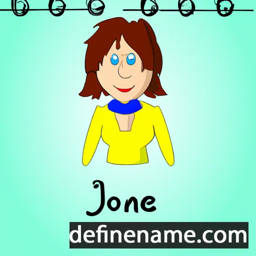 Joeanne cartoon