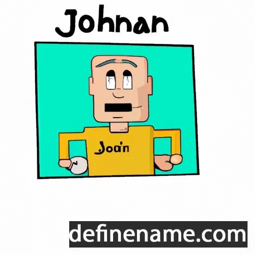 cartoon of the name Johan