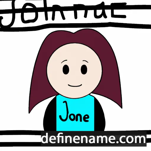 Johanie cartoon