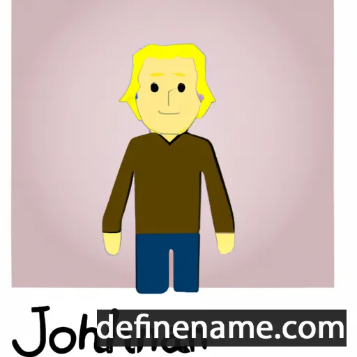 cartoon of the name Johann