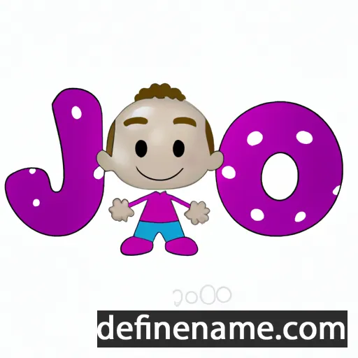 cartoon of the name Jojo