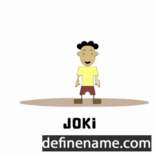 cartoon of the name Joko