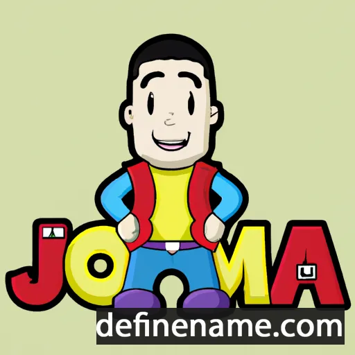 cartoon of the name Jomar