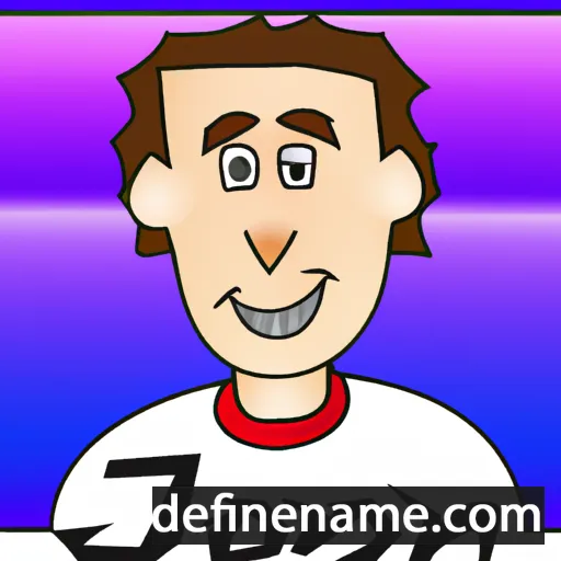 cartoon of the name Jon