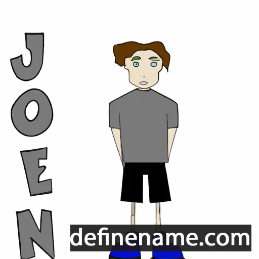 cartoon of the name Jone