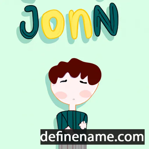 cartoon of the name Joon