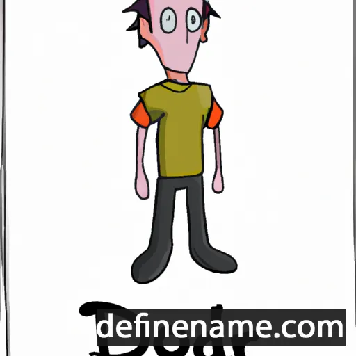 cartoon of the name Jord