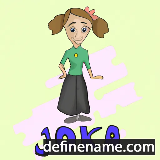 cartoon of the name Jorika