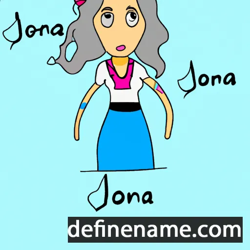 cartoon of the name Jorina