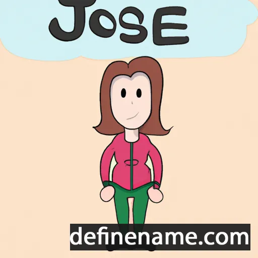 cartoon of the name Josee