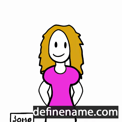 cartoon of the name Joseline