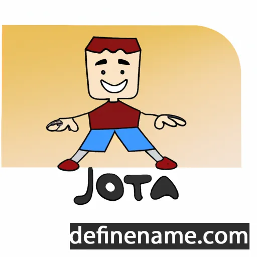 cartoon of the name Jota