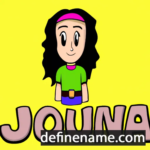 Jouana cartoon