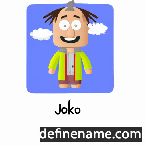 cartoon of the name Jouko