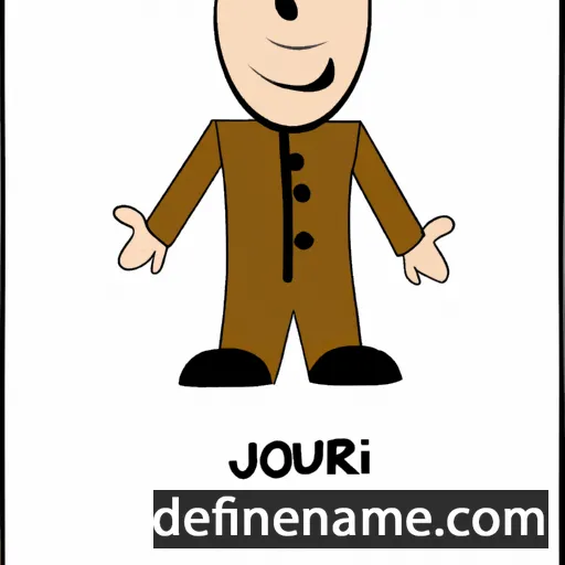 cartoon of the name Jouri