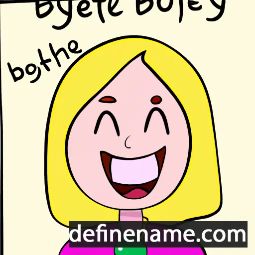 Joybeth cartoon