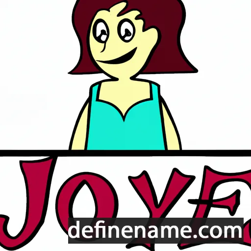 cartoon of the name Joye