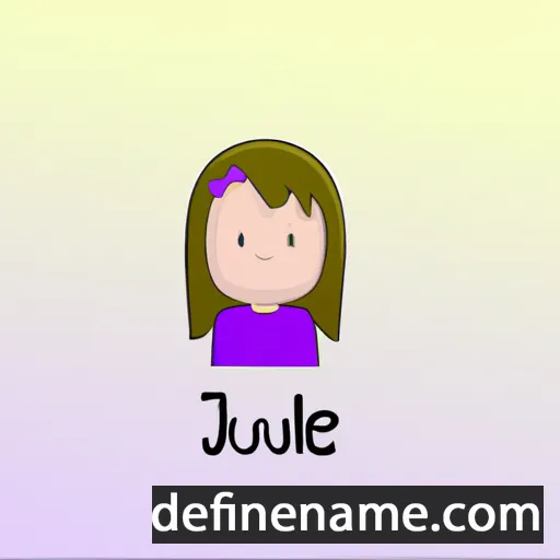 Jûle cartoon