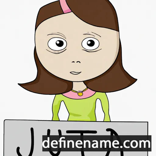 cartoon of the name Juetta