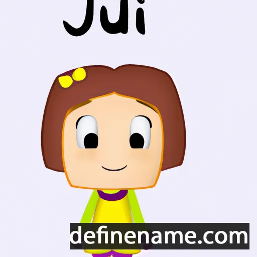 cartoon of the name Juli