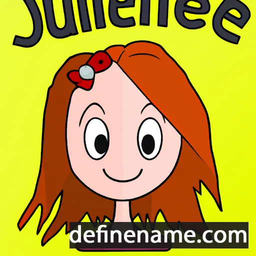 Juliënne cartoon