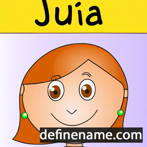 Juljana cartoon