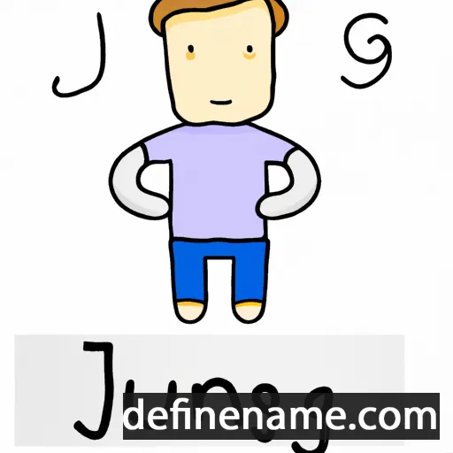 cartoon of the name Jung