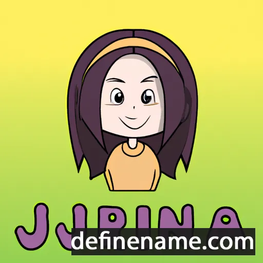 cartoon of the name Jurina