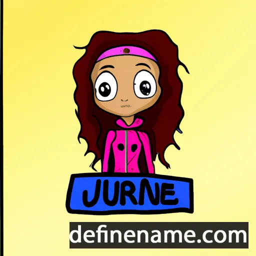 Jurnee cartoon