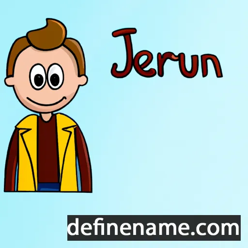 Jurriën cartoon