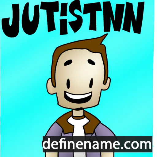 Justinn cartoon